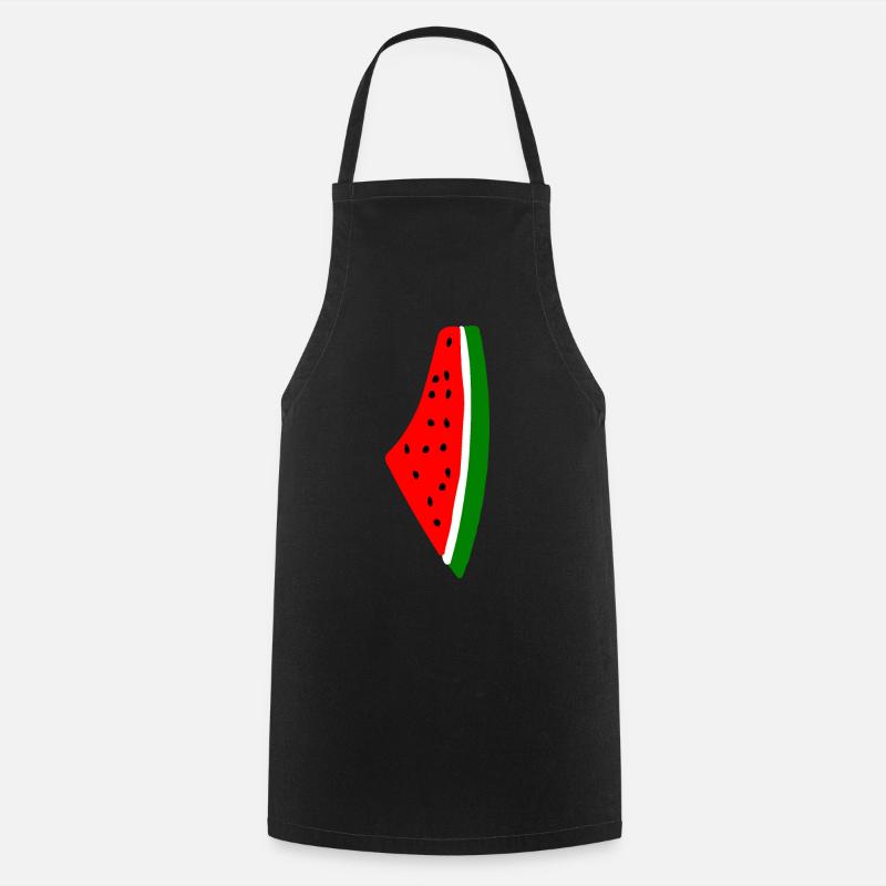 Wassermelone Melone - Kochschürze - Schwarz