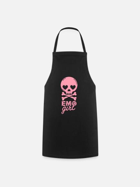Emo Girl! - Kochschürze - Schwarz