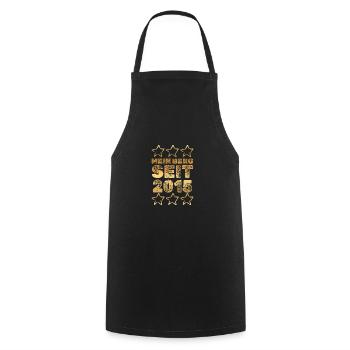 Bergen 2015 - Cooking Apron - black - Front - AI Model Male 185 dark (185cm)