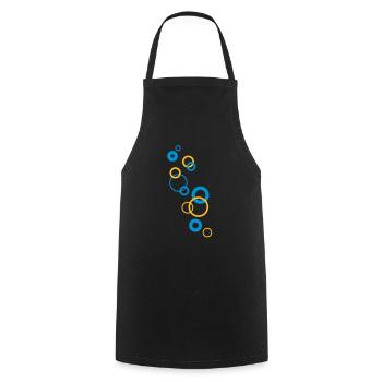 bubbles - Cooking Apron - black - Front - AI Model Male 185 dark (185cm)