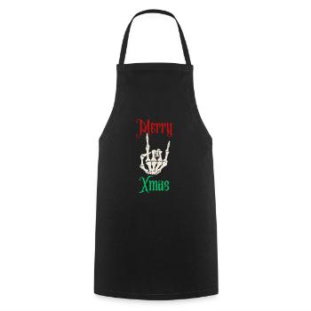 Merry Xmas | XMAS - Tablier de cuisine - noir - Devant - AI Model Male 185 dark (185cm)