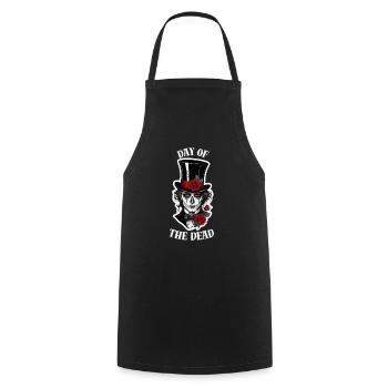 Gothic Magician. - Cooking Apron - black - Front - AI Model Male 185 dark (185cm)