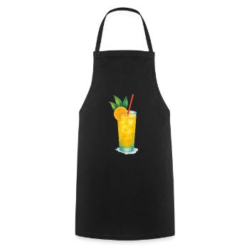 Cocktail 1 - Tablier de cuisine - noir - Devant - AI Model Male 185 dark (185cm)