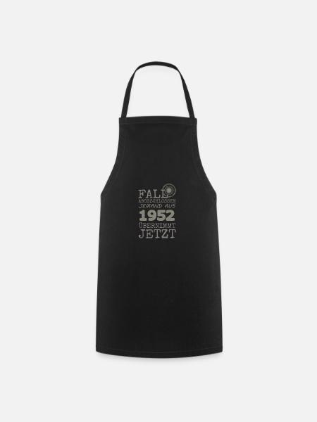 Jahr 1952 - Kochschürze - Schwarz