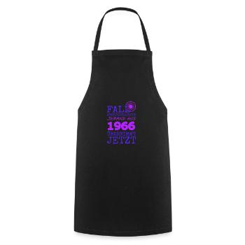 completed in 1966 - Cooking Apron - black - Front - AI Model Male 185 dark (185cm)
