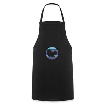 Écureuil - Tablier de cuisine - noir - Devant - AI Model Male 185 dark (185cm)