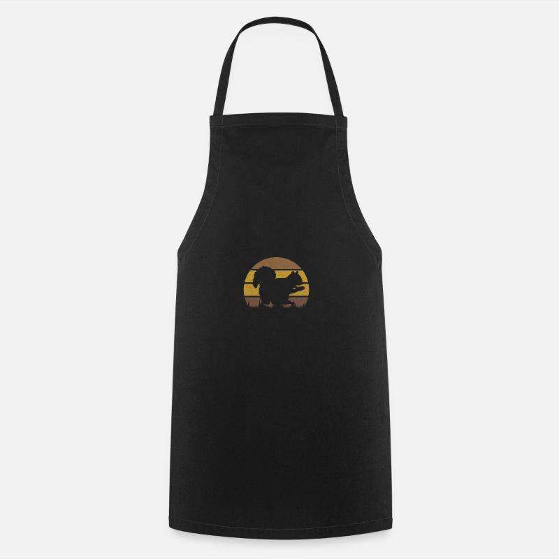 Eichhörnchen - Kochschürze - Schwarz
