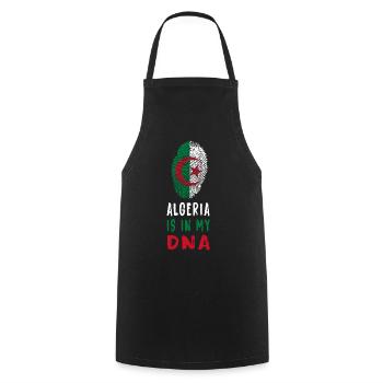 Algerien ist in meiner DNA Design / Geschenkidee - Kochschürze - Schwarz - Vorne - AI Model Male 185 dark (185cm)