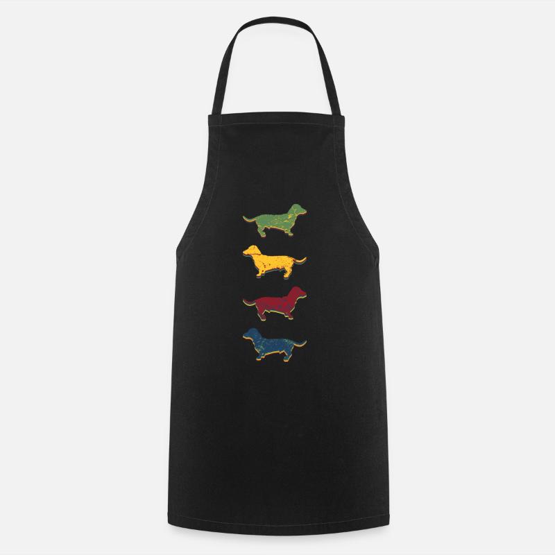 TECKEL TECKEL À CHEVEUX COURTS - Tablier de cuisine - noir