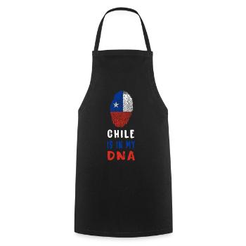Le Chili fait partie de mon ADN - Tablier de cuisine - noir - Devant - AI Model Male 185 dark (185cm)