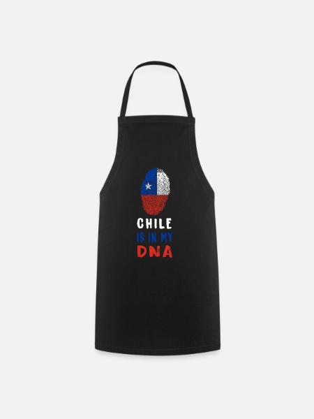 Le Chili fait partie de mon ADN - Tablier de cuisine - noir