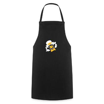A Clown Face - Cooking Apron - black - Front - AI Model Male 185 dark (185cm)