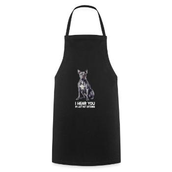 Cane Corso - Kochschürze - Schwarz - Vorne - AI Model Male 185 dark (185cm)