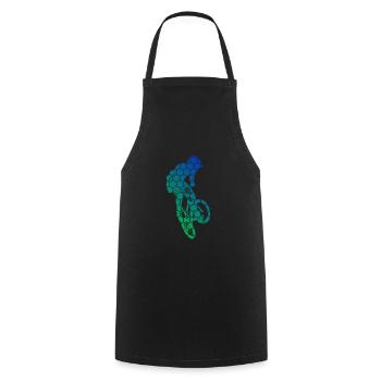 Bike bmx bike bmx Women Men bmx boys - Cooking Apron - black - Front - AI Model Male 185 dark (185cm)