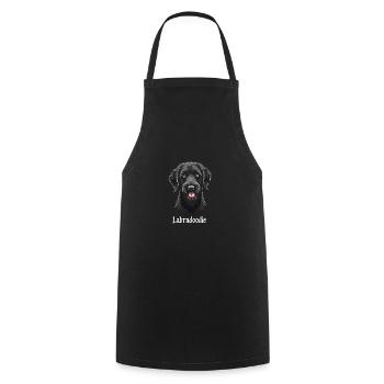 Labradoodle-Liebe T-Shirt für Hundefans - Kochschürze - Schwarz - Vorne - AI Model Male 185 dark (185cm)