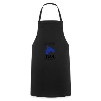 racing team - Cooking Apron - black - Front - AI Model Male 185 dark (185cm)