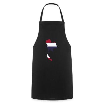 Thailand - Cooking Apron - black - Front - AI Model Male 185 dark (185cm)