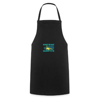 Breakdance BBoy Night nous appartient - Tablier de cuisine - noir - Devant - AI Model Male 185 dark (185cm)