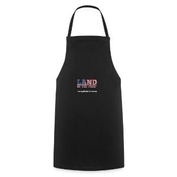 Land Of The Free Not For Women Pro Choice - Cooking Apron - black - Front - AI Model Male 185 dark (185cm)