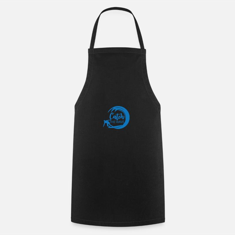 Catch the wave - Cooking Apron - black