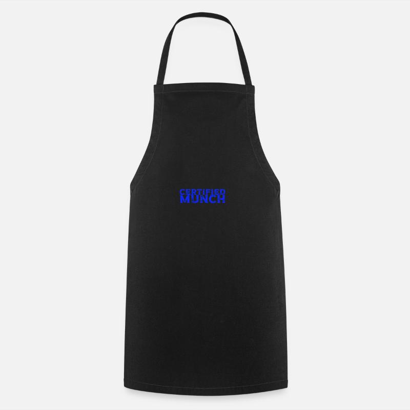 Munch certifié - Tablier de cuisine - noir
