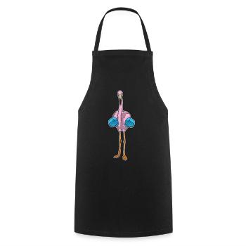 Gants de boxe Flamingo Boxer Boxe - Tablier de cuisine - noir - Devant - AI Model Male 185 dark (185cm)