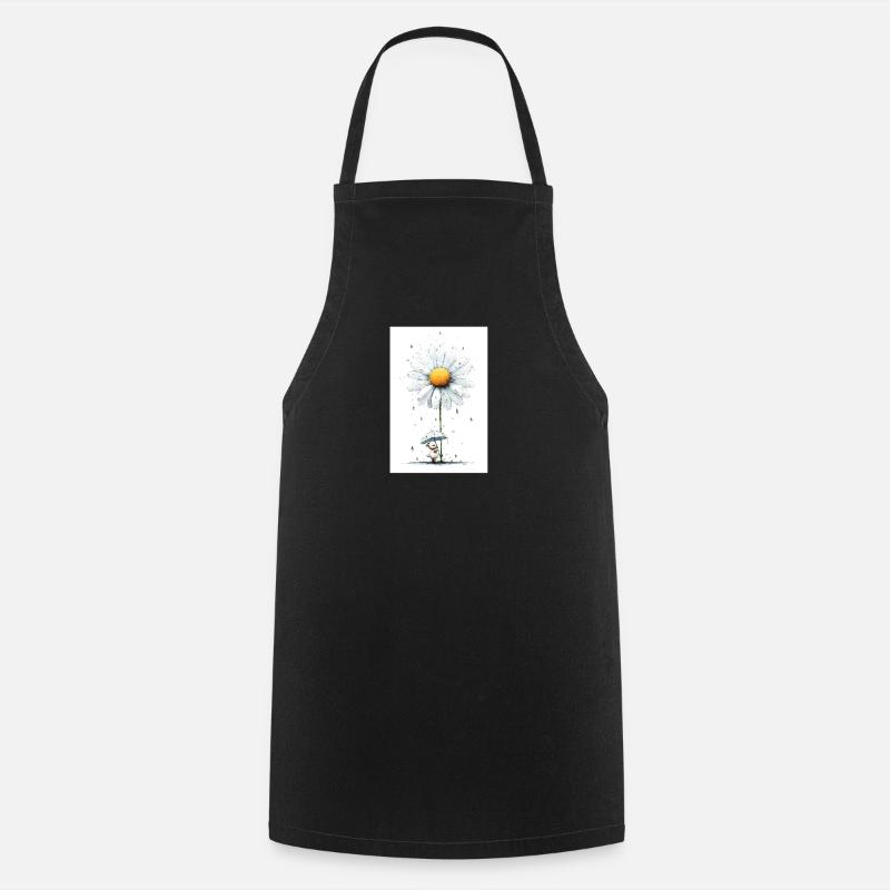 Daisy Bear avec parapluie - Tablier de cuisine - noir