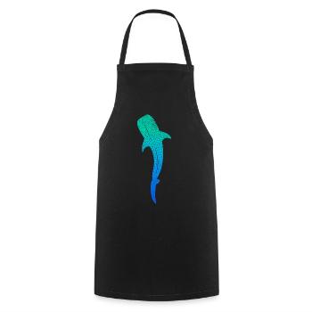Requins-baleines Enfants colorés Hommes, garçons Requin-baleine - Tablier de cuisine - noir - Devant - AI Model Male 185 dark (185cm)