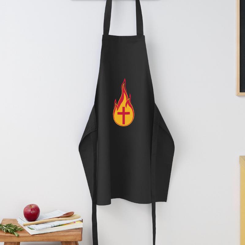 fire flames hot burn burned torch loder Cooking Apron