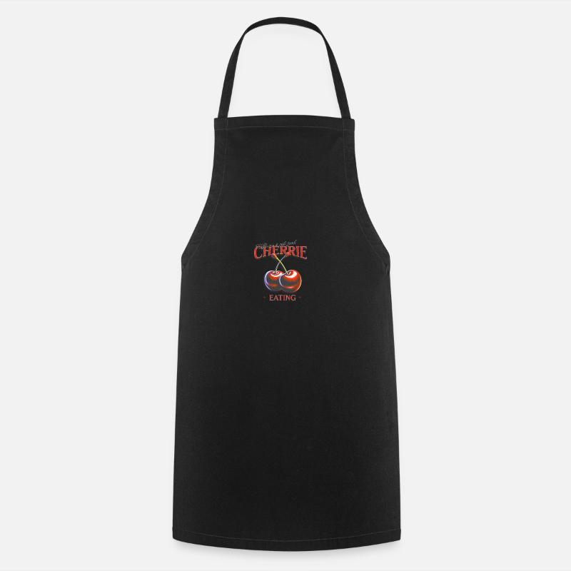 Cherry - Kochschürze - Schwarz