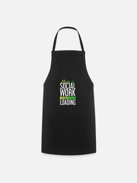 Trabajador social Trabajo social Trabajo social - Delantal de cocina - negro