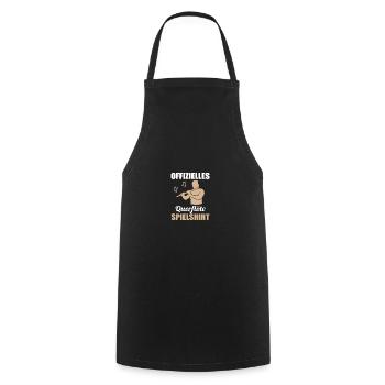 Flutes Playing Shirt for Musicians - Cooking Apron - black - Front - AI Model Male 185 dark (185cm)