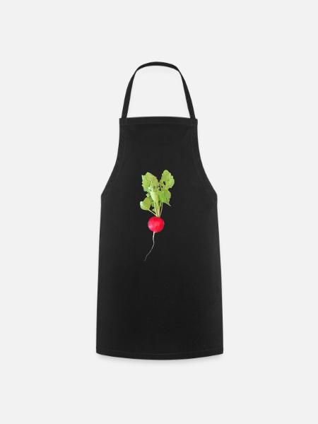 Radis - Tablier de cuisine - noir