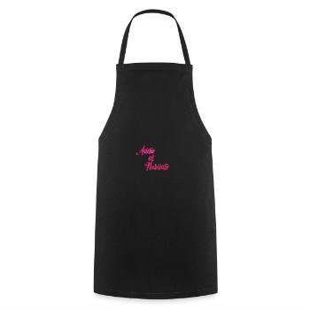 addio al nubilato - Tablier de cuisine - noir - Devant - AI Model Male 185 dark (185cm)