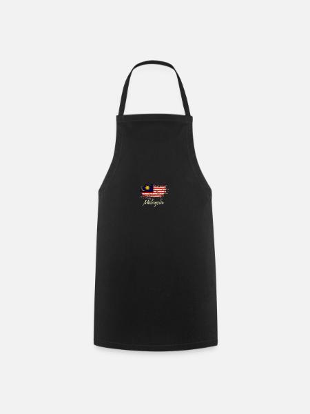 Malaisie - Tablier de cuisine - noir