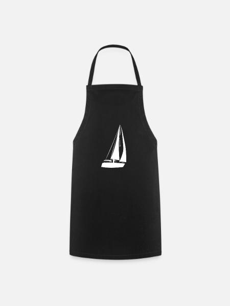 Sailing ship - Cooking Apron - black