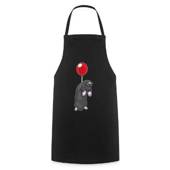 Mole Balloon - Cooking Apron - black - Front - AI Model Male 185 dark (185cm)