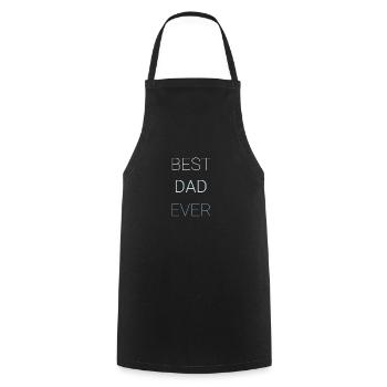 Best Dad Ever - Cooking Apron - black - Front - AI Model Male 185 dark (185cm)