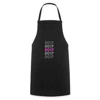 Year: 2017 - Cooking Apron - black - Front - AI Model Male 185 dark (185cm)