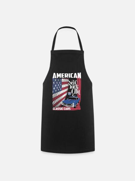 American Classic Cars - Cooking Apron - black