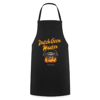 Dutch Oven Master - Kochschürze - Schwarz - Vorne - AI Model Male 185 dark (185cm)