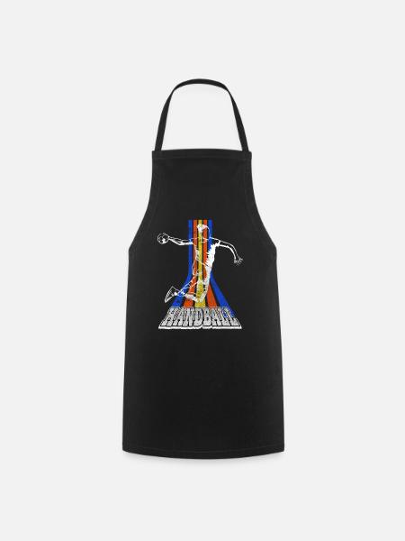 Handball Handball Player Handball Player Vintage - Tablier de cuisine - noir