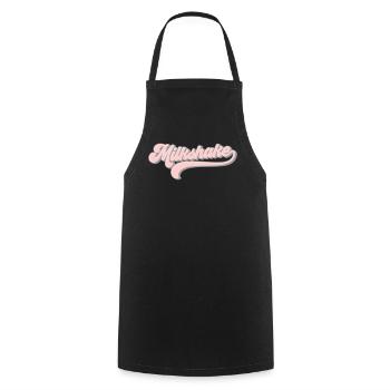 Milkshake | Farben änderbar - Kochschürze - Schwarz - Vorne - AI Model Male 185 dark (185cm)