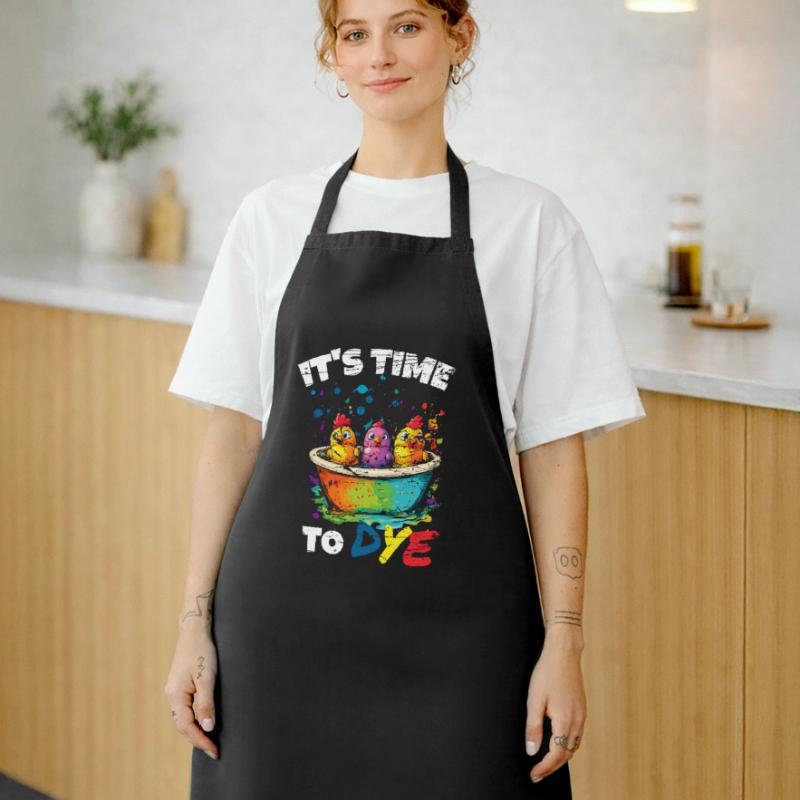 Easter Eggs Dyeing Easter Eggs Cooking Apron