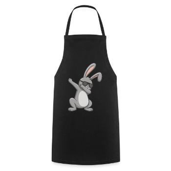 Easter Bunny Dab Easter - Cooking Apron - black - Front - AI Model Male 185 dark (185cm)