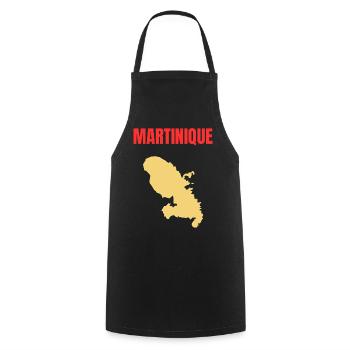 Martinique – West Indies T-shirt - Cooking Apron - black - Front - AI Model Male 185 dark (185cm)