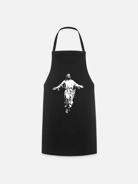 Jesus Christus Christlich Gott  - Kochschürze - Schwarz
