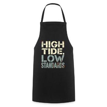Seafarer Design - Cooking Apron - black - Front - AI Model Male 185 dark (185cm)