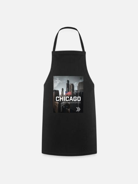 Chicago - Tablier de cuisine - noir