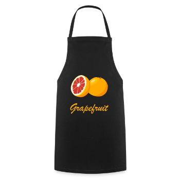Grapefruit Zitrusfrüchte gesund Saft Geschenkidee - Kochschürze - Schwarz - Vorne - AI Model Male 185 dark (185cm)